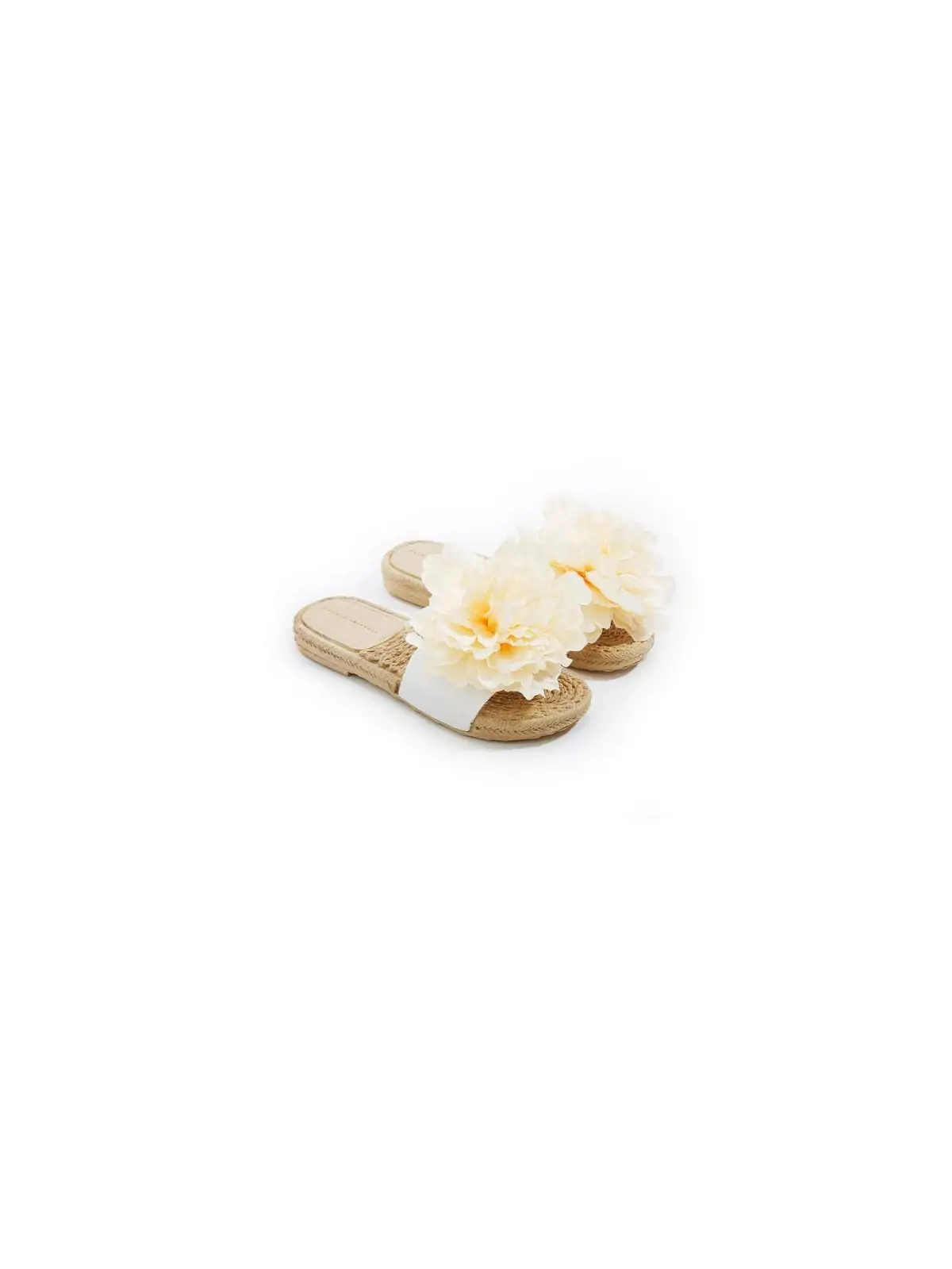Biffoli Ciabatta in PVC con fiore beige 11,70 € -70%