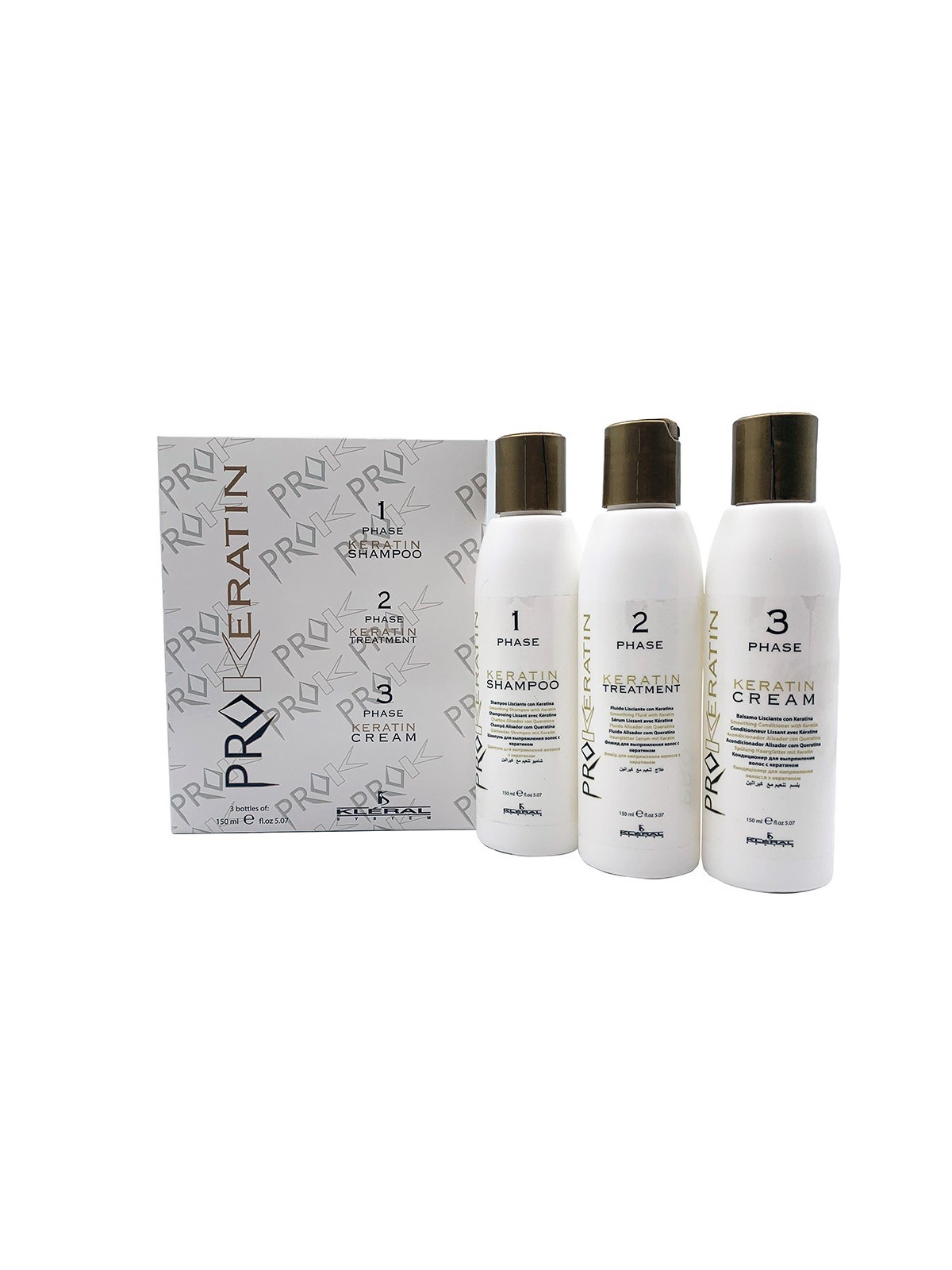 Kléral Pro keratin kit shampoo trattamento e crema da 150 ml21,00 €